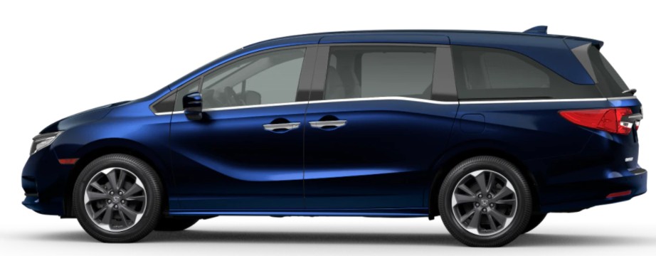 2022 Honda Odyssey in Obsidian Blue Pearl