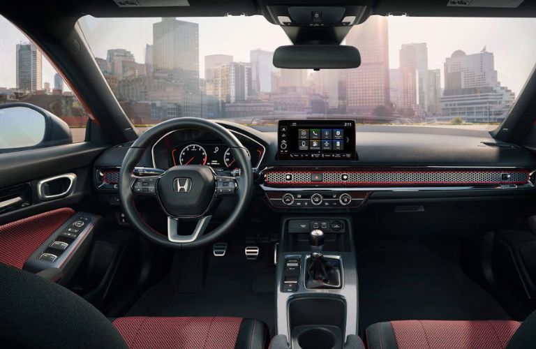 2022 Honda Civic Si Sedan Interior Dashboard