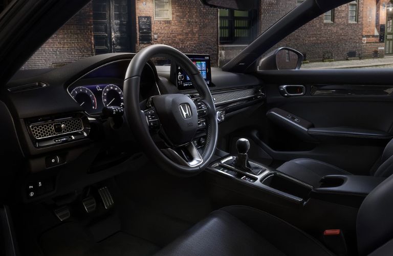 Interior Dashboard of the 2023 Honda Civic Hatchback