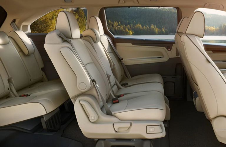 2023 Honda Odyssey 3-row seating view