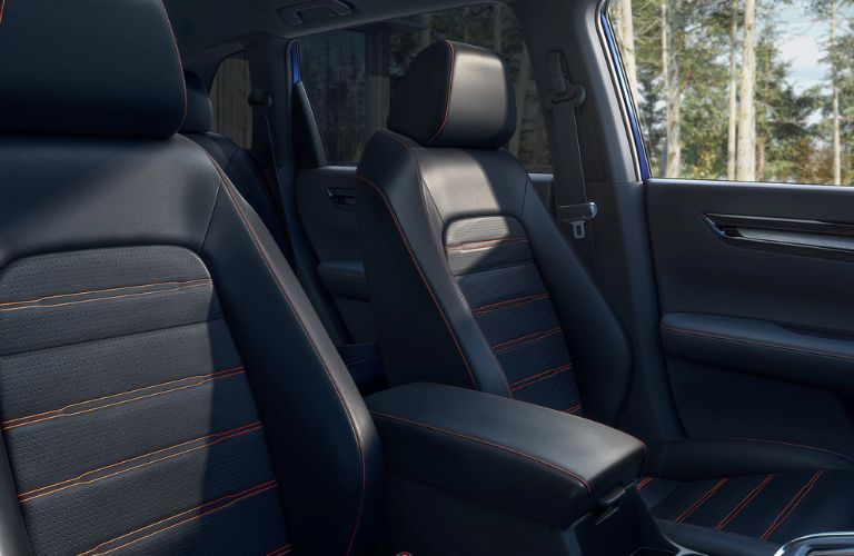 The interior seats of the 2023 Honda CR-V is shown.