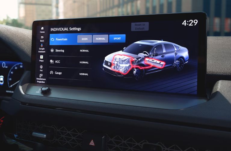 2024 Honda Accord Hybrid screen