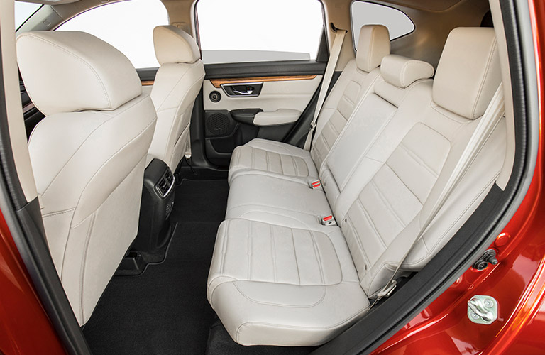 Rear seats of the 2017 Honda CR-V