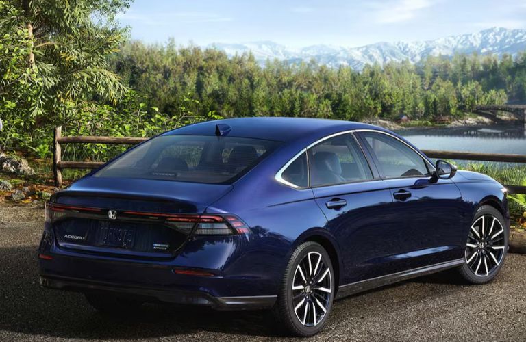 rear and side view of the 2025 Honda Accord